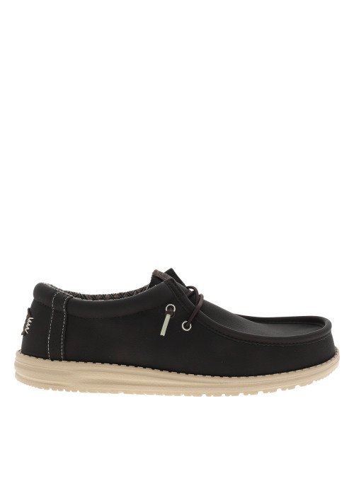 Sneakers Wally Classic marron avec un talon...
