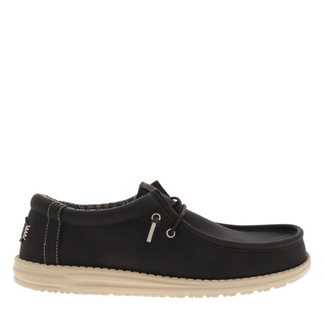 Sneakers Wally Classic marron avec un talon...