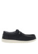 Thumbnail Sneakers Wally Classic bleu marine à talon plat et lacets ronds