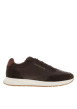 Thumbnail Baskets running Th Dressy Runner en cuir chocolat à semelle plate - Image 2