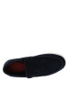 Thumbnail Mocassins en cuir bleu marine à semelle plate et un logo embossé sur la semelle - Image 5
