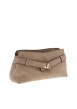 Thumbnail Sac à bandoulière amovible beige avec imprimé monogramme embossé - Image 3