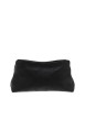 Thumbnail Sac à bandoulière noir à motifs monogrammes muni d'un zip et d'une pression - Image 4