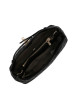 Thumbnail Sac à bandoulière noir à motifs monogrammes muni d'un zip et d'une pression - Image 5