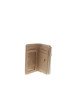 Thumbnail Porte-monnaie beige à motif monogramme muni d'un zip et d'un bouton-pression - Image 3