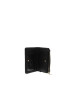 Thumbnail Porte-monnaie noir à motif monogramme muni d'un zip et d'un bouton-pression - Image 3