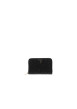 Thumbnail Portefeuille noir à motif monogramme pourvu d'une fermeture à zip