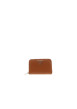 Thumbnail Portefeuille camel uni avec une fermeture à zip et un logo