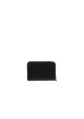 Thumbnail Portefeuille noir uni avec une fermeture à zip et un gros logo cousu - Image 2