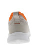Thumbnail Baskets running taupe avec un talon plat et pourvues de lacets - Image 4