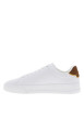 Thumbnail Tennis en cuir blanches à semelle plate et une fermeture lacets - Image 3