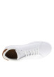 Thumbnail Tennis en cuir blanches à semelle plate et une fermeture lacets - Image 5