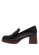 Thumbnail Mocassins en cuir noir vernis avec une semelle décroché moyen - Image 3