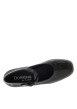 Thumbnail Mocassins en cuir noir verni à semelle décroché moyen et à boucle - Image 5