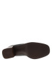 Thumbnail Mocassins en cuir noir verni à semelle décroché moyen et à boucle - Image 6