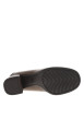 Thumbnail Mocassins taupe à talon décroché moyen et boucle métallique brillante - Image 6
