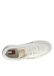 Thumbnail Baskets Tjm Cupsole en cuir blanches et beiges à talon plat avec des lacets - Image 5