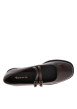 Thumbnail Ballerines en cuir chocolat à talon décroché bas et à boucle - Image 5