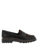Thumbnail Mocassins marron à talon décroché bas avec des soufflets élastiqués - Image 2