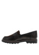 Thumbnail Mocassins marron à talon décroché bas avec des soufflets élastiqués - Image 3