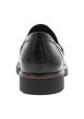 Thumbnail Mocassins marron à talon décroché bas avec des soufflets élastiqués - Image 4