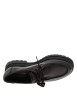 Thumbnail Mocassins en cuir marron à semelle plate et une femreture à lacets - Image 5