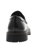 Thumbnail Mocassins marrons à semelle plate et oeillets métalliques dorés sur l'empeigne - Image 4