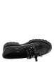 Thumbnail Mocassins marrons à semelle plate et oeillets métalliques dorés sur l'empeigne - Image 5