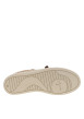 Thumbnail Tennis en cuir nubuck camel avec un talon plat et des lacets blancs et marron - Image 6