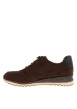 Thumbnail Baskets running chocolat à talon plat et une fermeture à lacets - Image 3