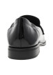 Thumbnail Mocassins noir verni avec une semelle plate et un bout pointu - Image 4