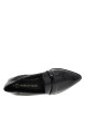 Thumbnail Mocassins noir verni avec une semelle plate et un bout pointu - Image 5