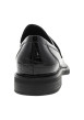 Thumbnail Mocassins noir verni avec une semelle plate et des écailles sur le pourtour - Image 4