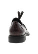 Thumbnail Mocassins bordeaux avec une semelle plate et une fermeture à lacets - Image 4