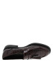 Thumbnail Mocassins bordeaux avec une semelle plate et une fermeture à lacets - Image 5