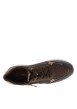 Thumbnail Baskets running chocolat à talon compensé haut avec des lacets et un zip latéral - Image 5