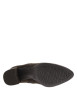 Thumbnail Boots femme à talon en tissu couleur chocolat avec fermeture zippée - Image 6