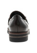 Thumbnail Mocassins chocolat à semelle plate avec un empiècement verni sur le pourtour - Image 4