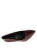 Thumbnail Escarpins decollete simple bordeaux à talon décroché haut - Image 5