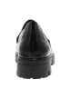 Thumbnail Mocassins noirs à talon décroché bas avec des soufflets élastiqués - Image 4