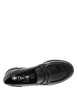 Thumbnail Mocassins noirs à talon décroché bas avec des soufflets élastiqués - Image 5