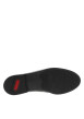 Thumbnail Mocassins en cuir noirs avec un talon décroché bas et des soufflets élastiqués - Image 6