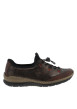 Thumbnail Sneakers marron avec un talon plat et munies d'une fermeture slip-on - Image 2