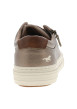 Thumbnail Tennis cuivrées à talon plat pourvu d'un zip latéral et de lacets brillants - Image 4