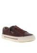 Thumbnail Tennis bordeaux à talon plat muni d'une semelle crantée et de lacets plats