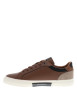 Thumbnail Tennis cognac avec un talon plat et munies d'une fermeture à lacets - Image 3