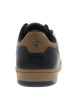 Thumbnail Tennis Gobat bleu marine à talon plat munies de lacets avec un zip latéral - Image 4