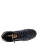 Thumbnail Tennis Gobat bleu marine à talon plat munies de lacets avec un zip latéral - Image 5