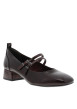 Thumbnail Ballerines bordeaux à talon décroché moyen et une fermeture à boucle