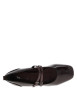 Thumbnail Ballerines bordeaux à talon décroché moyen et une fermeture à boucle - Image 5